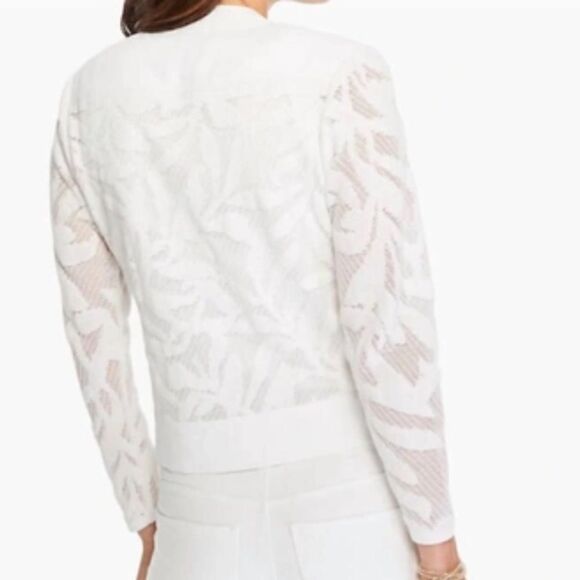 NIC+ZOE Palm Springs Jacket White Size Medium - Picture 2 of 9